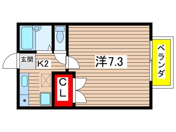 メゾン山喜の物件間取画像